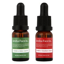 아로하트리즈 아로하페이스인 오일 세트, 멜론씨드 10ml + 딸기씨드 10ml, 1세트, 10ml