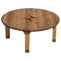 두리공방 실골 원형 다용도상 81cm, 엔틱, 1개
