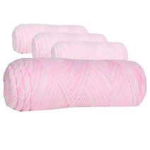 브랜드얀 코튼롤 뜨개질 실 4개입, 39번 믹스 핑크, 4개