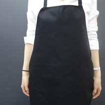 메종텍스타일 끈없는형 손님용 앞치마, 블랙, 1개, 1개