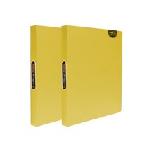 희망화일 뉴 후레쉬업 40p O링 클리어화일, 노랑, 2개입