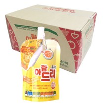 아람농장 아람드리 유자주스, 40개, 유자맛, 40개입, 100ml