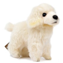 한사토이 동물인형 6957 마렘마쉽독 Maremma Guardian Pup Standing, 10cm, 베이지색