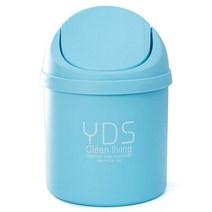 리버그린 데스크 미니휴지통 M, 블루, 1개입