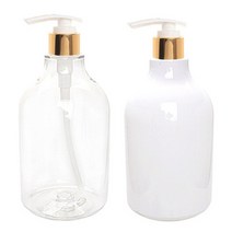 병도매닷컴 DN650 투명 + DN650 백색 주방 디스펜서, 골드, 1세트