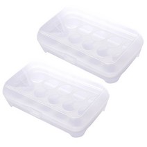 블럭마트 15구 에그케이스 2p, 화이트