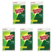 쓰리엠 다목적 수세미 대, 1개, 5개입