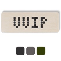 1AM 픽셀도어사인 직사각 + 5mm 픽셀 스티커 3p, 진회색, 연회색, 올리브