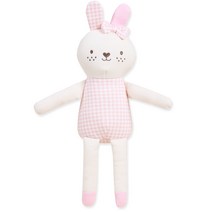 오가닉붐 유아용 롱롱이 토끼 애착인형, 여아