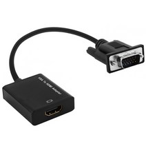 [hdmitorca컨버터] 베이식스 C타입 to HDMI 젠더 케이블 블랙, H5