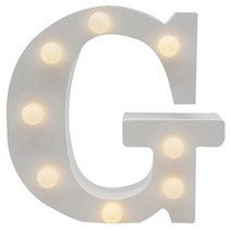 윤우네무드등 알파벳 이니셜 G 무드등, 화이트