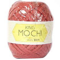 실바람 왕모찌 패브릭얀 뜨개실, 8 산호, 1개