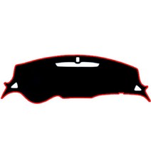 블랙라벨 논슬립 대쉬보드커버, 쉐보레 올뉴말리부 (센터 무/LED 무), 블랙 + 레드
