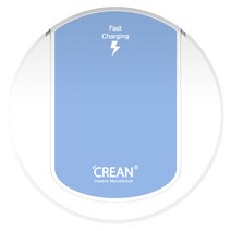 크레앙 고속 무선 충전기 CREQWRP, CREQWRP-CB(코랄 블루), 1개