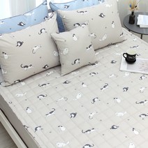 슈에뜨룸 냥바냥 세미마이크로 누빔패드 패드, 베이지