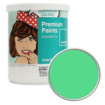 노루페인트 팬톤 내부 실내벽면 무광 페인트 1L, 15-6340 Irish Green