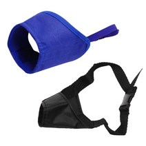 펫나인 반려동물 훈련용 입마개 6호 2p, 블루, 블랙, 1세트