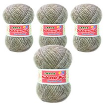 행복뜨기 노블레스 울 뜨개실 50g x 4p, 501 크림베이지