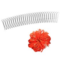 루머스 잔머리 고정핀 HU054 라지 + 슬림 머리끈 100p HU095, 랜덤 발송, 1세트