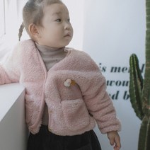 맘스메이드 여아용 보솜이 캔디자켓