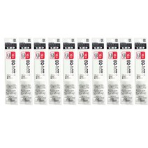 제브라 스라리 EQ 리필심 1.0mm, 적색, 10개입