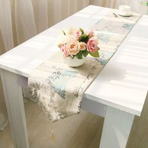 아리코 25 kitchen 유럽풍 테이블 러너 버터플라이, 혼합 색상, 6인(32 x 220 cm)