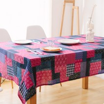 이코디 엔틱 유니크 패턴 테이블 보, 140 x 220 cm