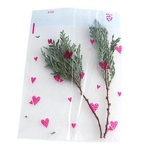 티나피크닉 투하트 쿠키 접착 포장 봉투 10 x 11 cm, 1개입, 100개