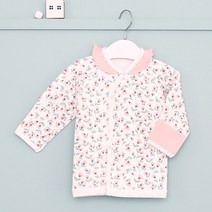 큐비앤맘 여아용 예리엘 보온 배냇저고리