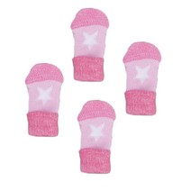 올치 슈퍼스타 반려동물 양말 4p, 라이트핑크