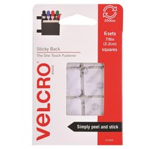 벨크로 일반 사각 미니 테이프 6p, 1개