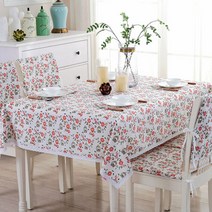 아울리빙 미니 로즈 키친 식탁보, A, 130 x 180 cm