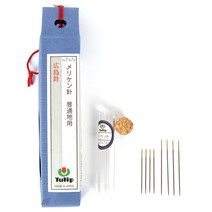 튤립 메리켄 자수바늘 세트 보통두께천용 THN-069, 1세트