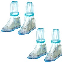 더자카 휴대용 신발 방수커버 S, 블루, 2개