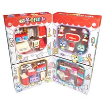 세계유통 야옹이네집 꾸미기 인형가구, A세트