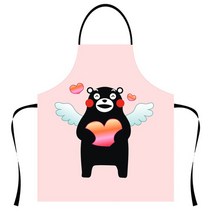 리빙팝 러블리베어 일러스트 앞치마, 05, 1개