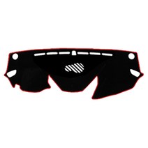 이모션 베이직 대쉬보드커버 기아, 더 뉴 K7 2014년~(센터스피커 무), 블랙 + 레드