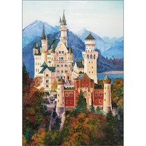 퍼즐코리아 독일의 노이슈반슈타인 성 직소퍼즐 3157, 1000피스, 혼합 색상