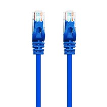 AVIVE 고급형 UTP 5m CAT6 랜선 케이블, BLUE, 2개입