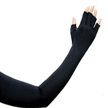 인콘트로 반장갑 냉감 쿨토시, 스트라이프 검정