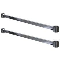 코랙 25파이 각파이프 15 x 25 x 1220 mm 2p, 크롬