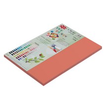 뉴씨플레인 종이문화 친환경 양면 색상지 No 45 진 분홍색 60p, 1개