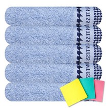 송월타월 카운테스마라 시티 타월 5p + 독일행주 랜덤 발송 3p, 하늘, 1세트
