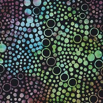 모다 썬키스드 바틱 미드나잇도트 패브릭원단, 레인보우