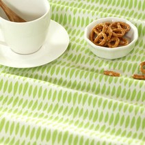 릴리블레이크 융 레인드롭 패브릭원단, 그린