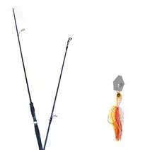 원다 하나린 루어낚싯대 662ML + 다미끼 스커트베이트 트램블 지그 10.7g, 06 SINIPERCA