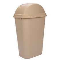 더라이프 스윙 휴지통 40L, 베이지, 1개