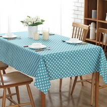 이코디 하트 체리쉬 테이블 보, 스카이, 140 x 160 cm