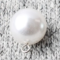 동화상가몰 진주단추 12mm, 화이트, 16개입
