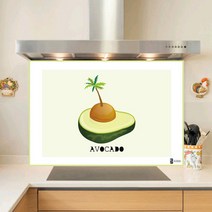 키센주방아트보드 아보카도 타일 600 x 500 mm, 그린, 1개